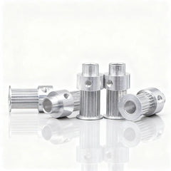 20-Tooth Aluminum Motor Pulley for Printer Drive Systems
