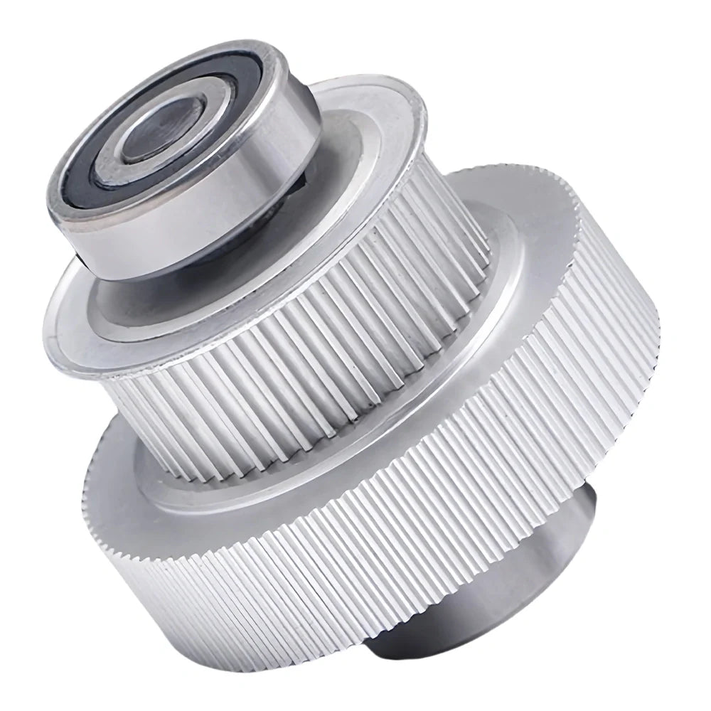45-Tooth Wide Aluminum Pulley for Printer Drive industrial printer equipment
