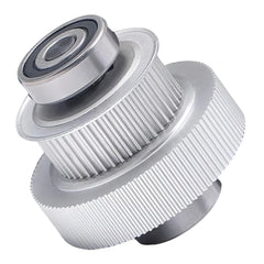 45-Tooth Wide Aluminum Pulley for Printer Drive industrial printer equipment