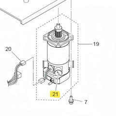 MP-TS1981273 - Original Mimaki Y-Motor Brush yellow