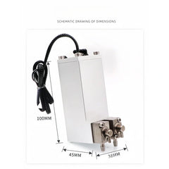 Sub Ink Cartridge Dual Valve Solvent Ink Tank