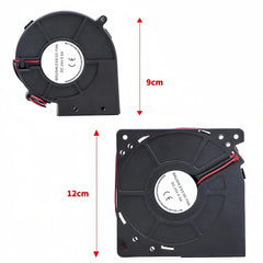 DC Vacuum Fan – 9 / 12CM 24V Fan