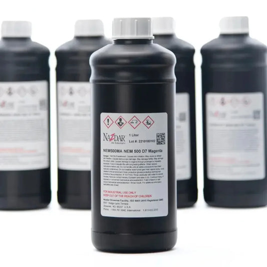 NaZdar NEM500 printing ink for Epson DX5 XP600 i3200 and Ricoh Gen5i UV printheads