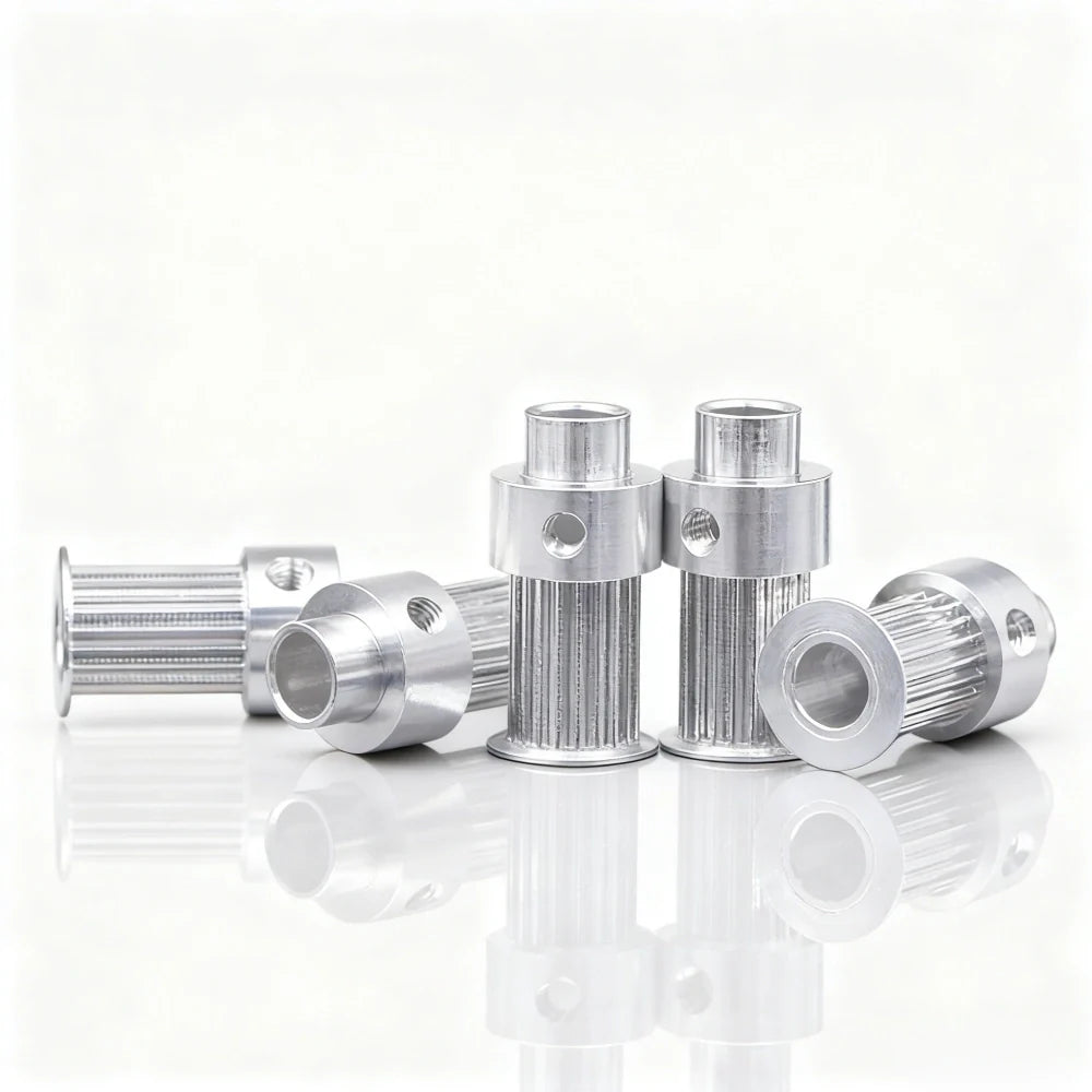 20-Tooth Aluminum Motor Pulley for Printer Drive Systems