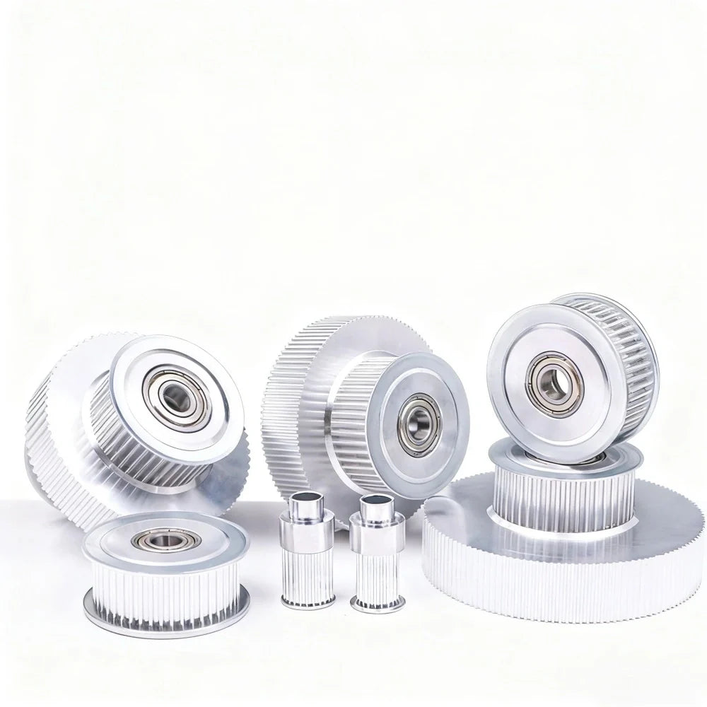 45-Tooth Aluminum Idler Pulley for Printer Belt Systems printer belt