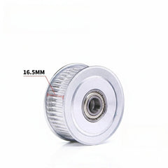 45-Tooth Aluminum Idler Pulley for Printer Belt Systems printer belt