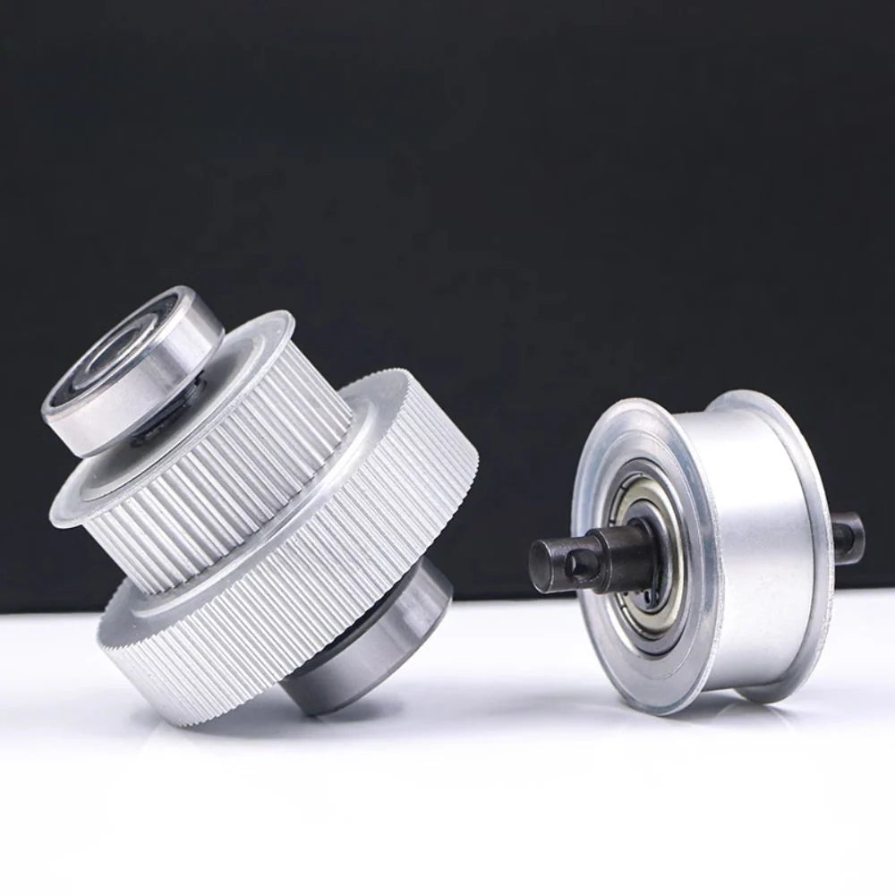 45-Tooth Wide Aluminum Pulley for Printer Drive industrial printer equipment