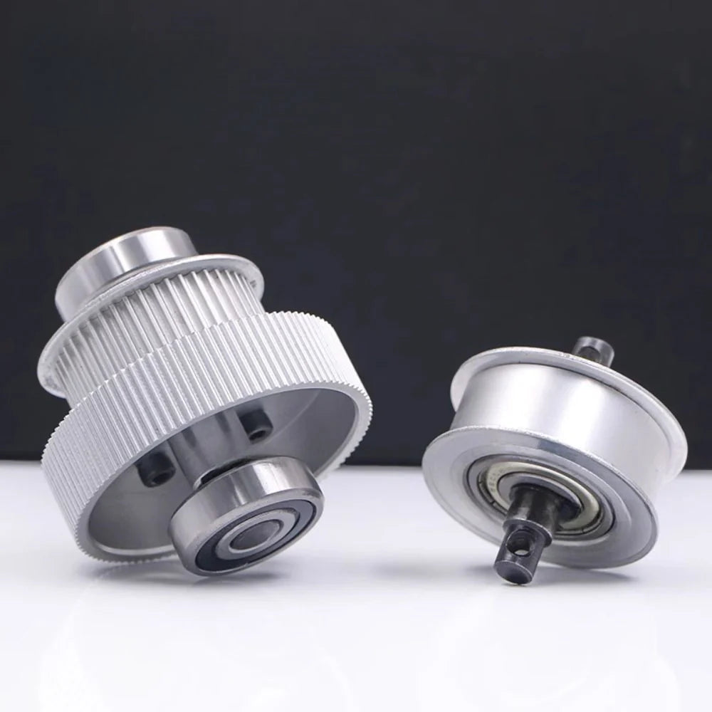 45-Tooth Wide Aluminum Pulley for Printer Drive industrial printer equipment
