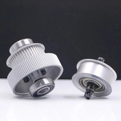 45-Tooth Wide Aluminum Pulley for Printer Drive industrial printer equipment