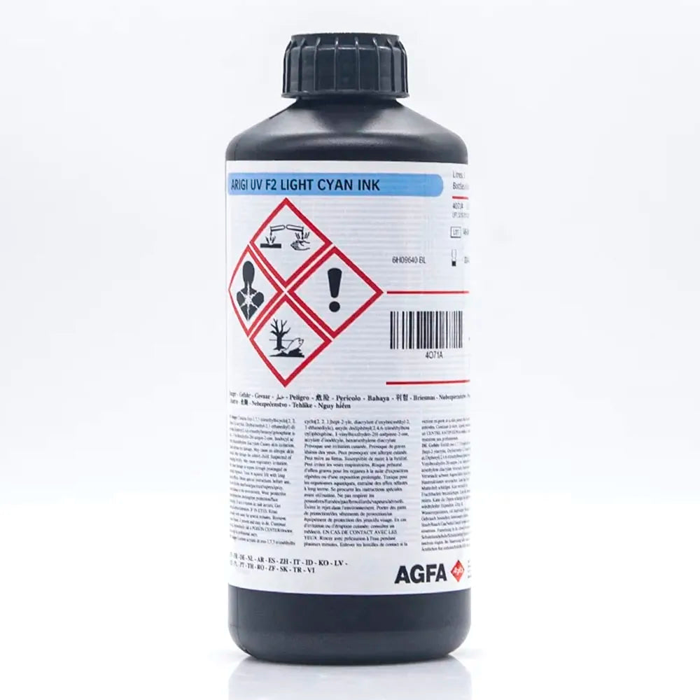 AGFA F2 UV LED Curing Ink light cyan for CE4 and CE4M