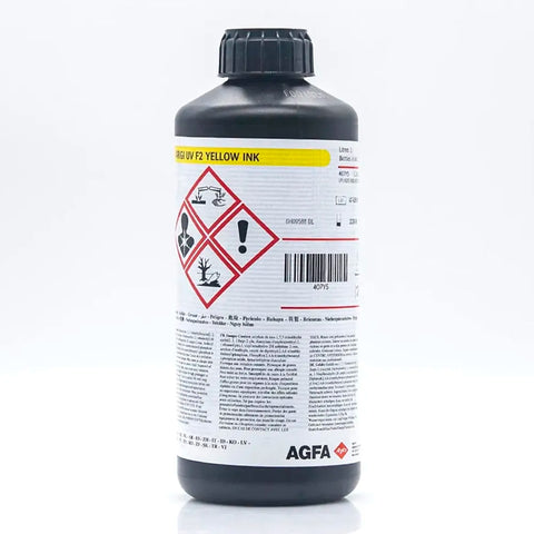 AGFA F2 UV LED Curing Ink yellow for CE4 and CE4M
