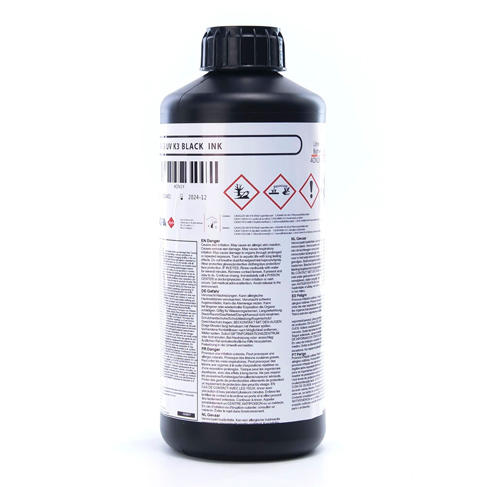 AGFA K3 Printing Ink black for Epson i3200-U1 and KJ4A-0300