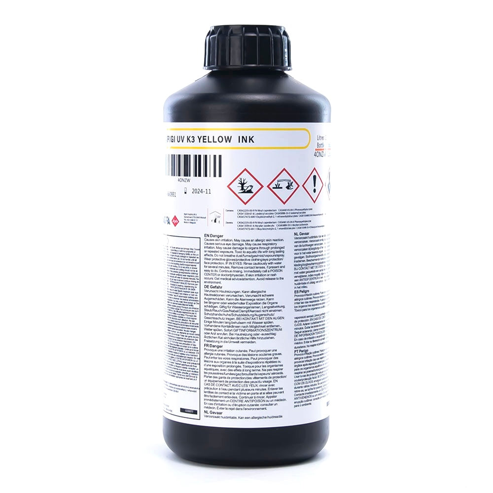 AGFA K3 Printing Ink yellow for Epson i3200-U1 and KJ4A-0300