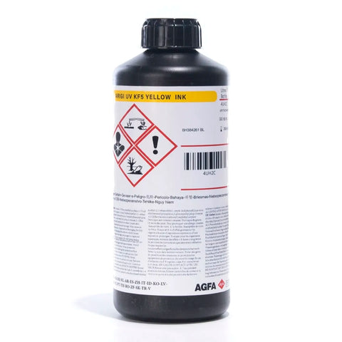AGFA KF5 Printing Ink yellow for Epson DX5 and Epson DX7