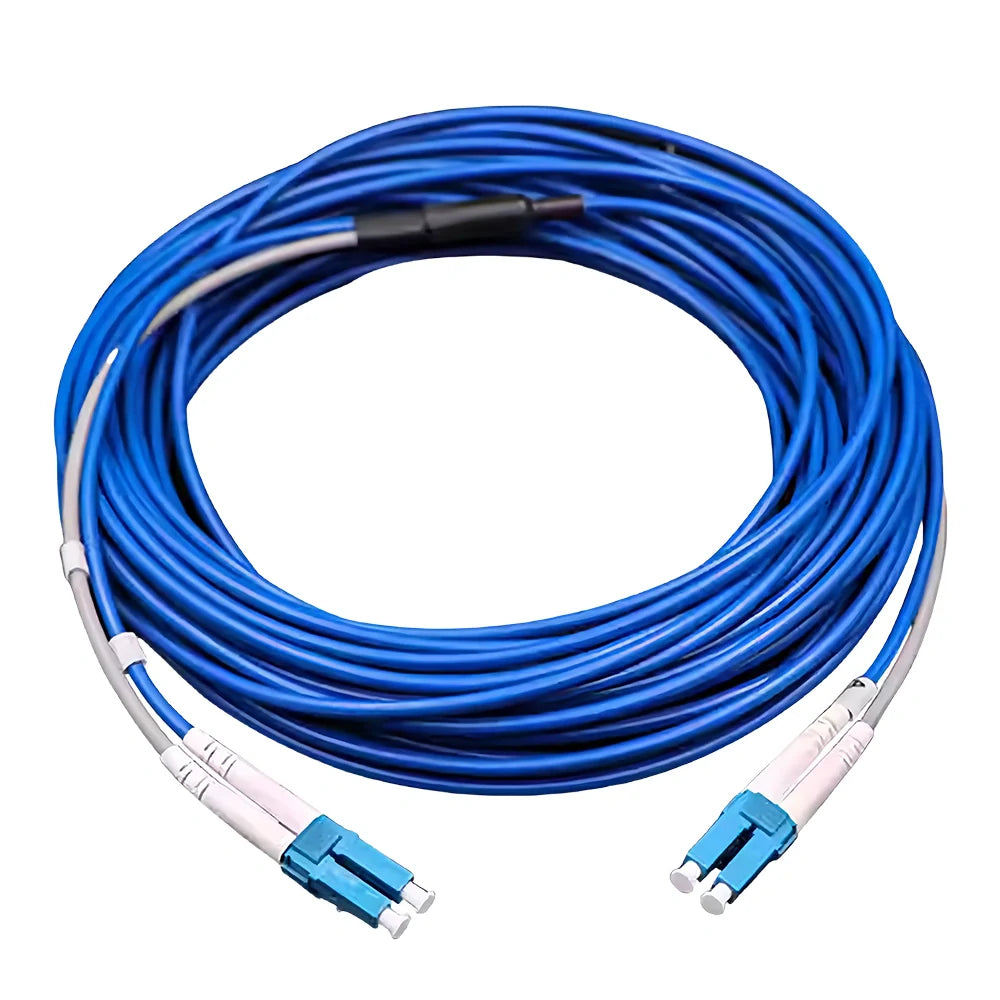 Armored LC-LC Single Mode Fiber Cable 13M – For UV Printers
