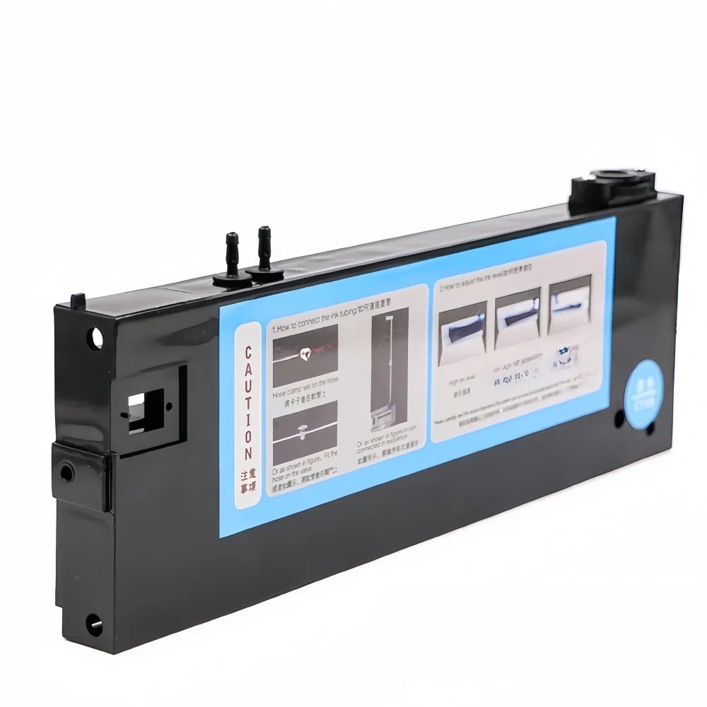Continuous Ink Supply Sub Ink Cartridge – With Tube & Float for UV Flatbed Printer – 220ml Inkjet Printer