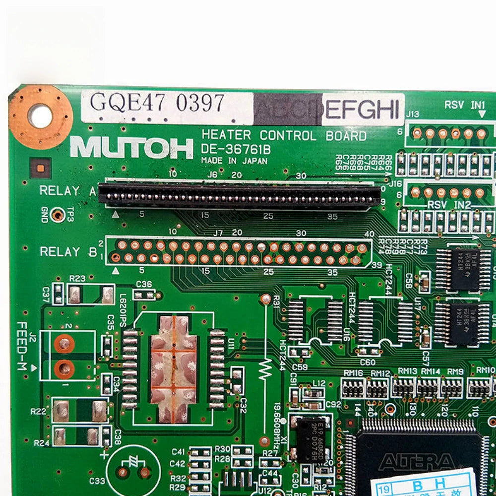 Heater Relay Board - DE-36765B wide-format printer part for Mutoh