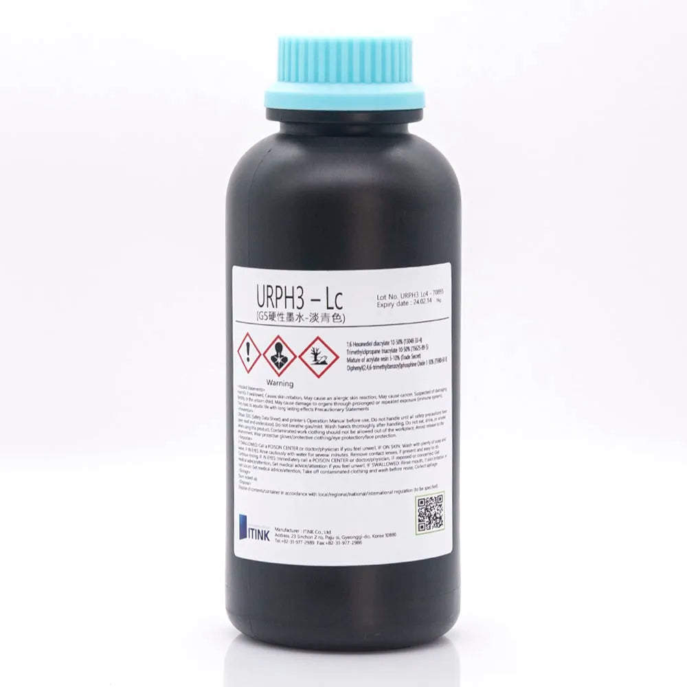 Korean IT URPH3 Hard Printing Ink light cyan for CE4 and CE4M