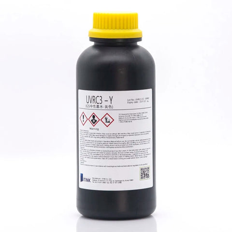 Korean IT UVRC3 Neutral Printing Ink yellow for CE4 and CE4M