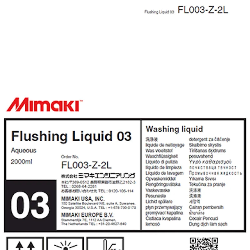 FL003-Z-2L - Mimaki Liquid 03 2L Pack industrial printer printhead
