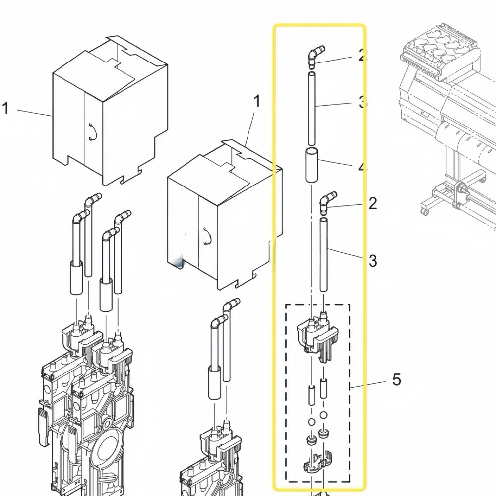 MP-M022556 - Original Mimaki Damper Fit Assy