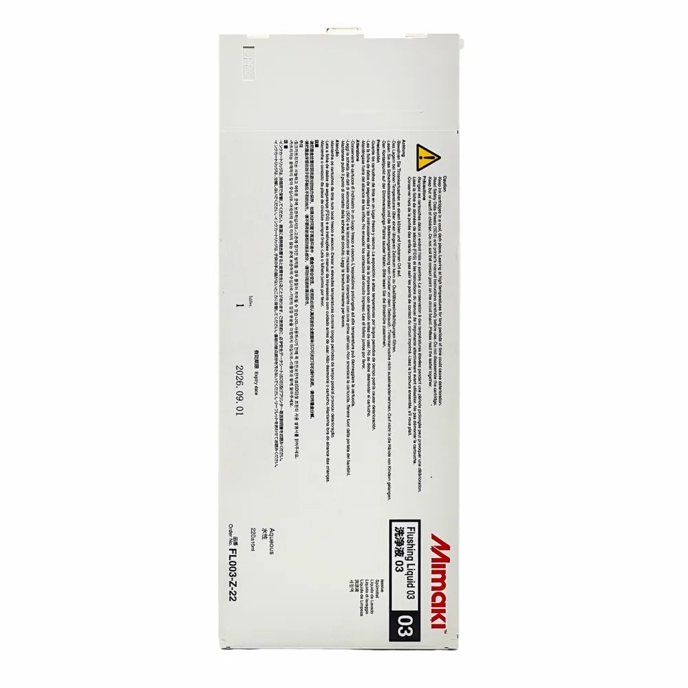 FL003-Z-22 – Mimaki Printer Head Flushing Liquid 03 Cartridge