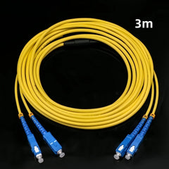 Square-Head Dual-Core Armored Fiber Cable