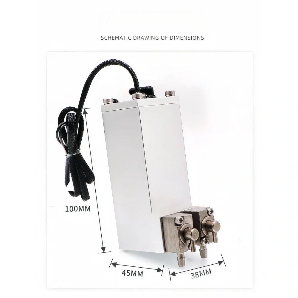 Sub Ink Cartridge Dual Valve Solvent Ink Tank