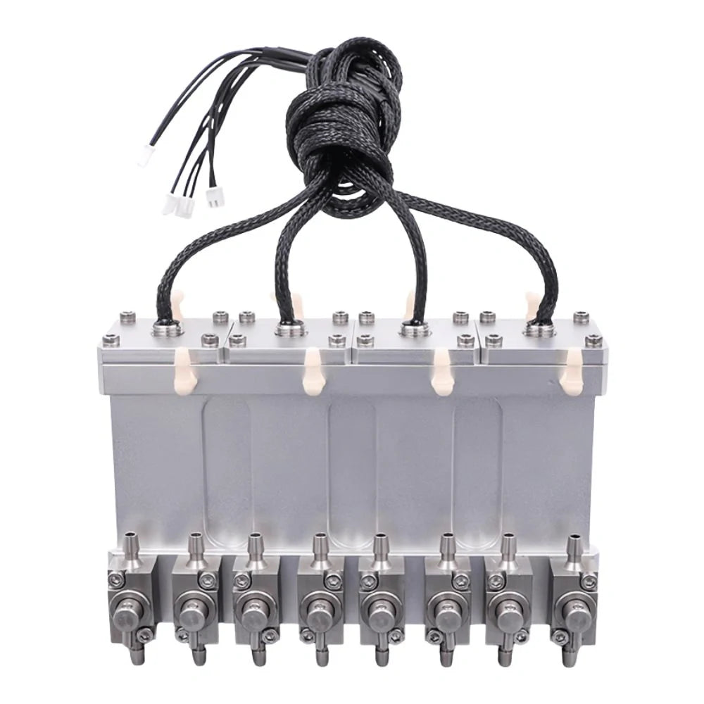 Sub Ink Cartridge 4 Color 8 Valve Aluminum Tank