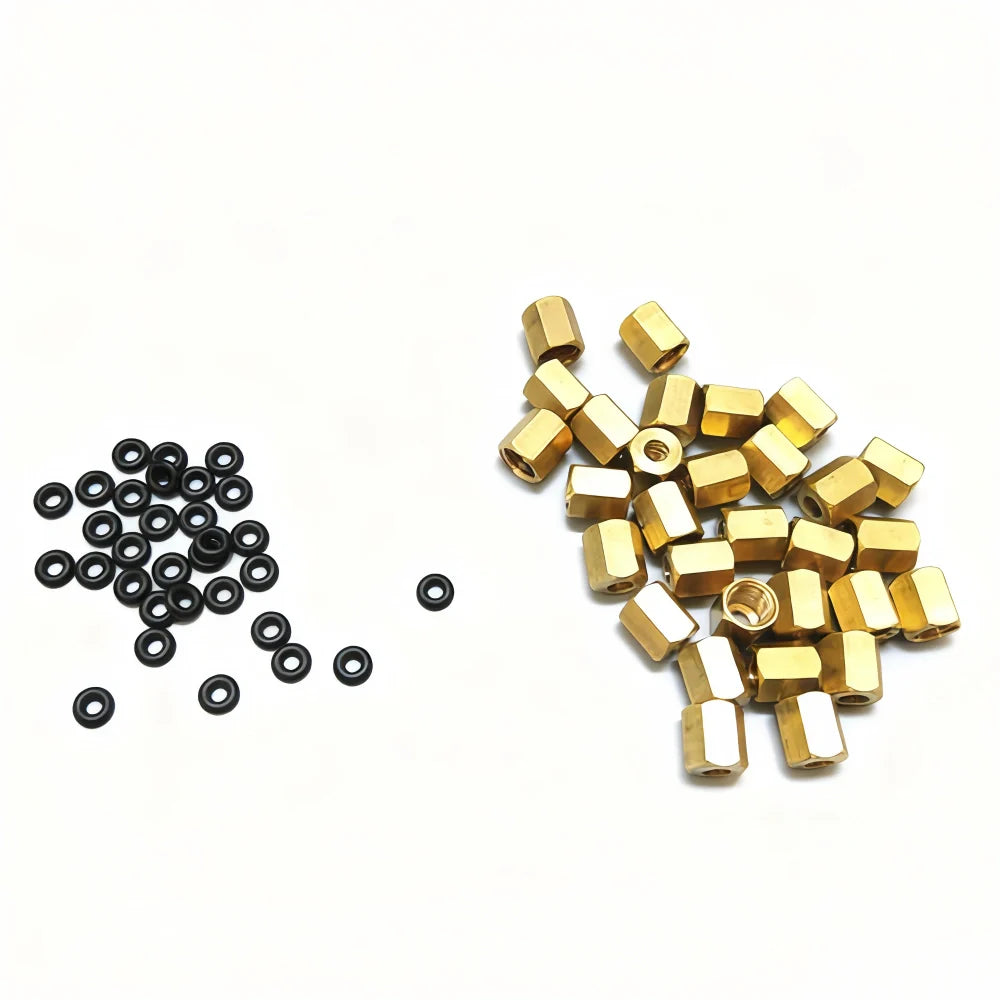 Threaded Ink Connector - 3×2mm wide-format printer part