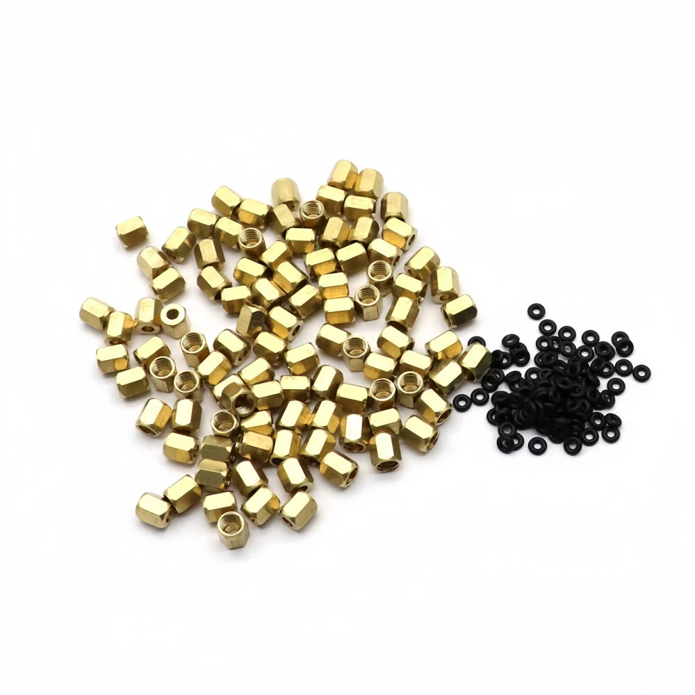 Threaded Ink Connector - 4×3mm wide-format printer part