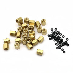 Threaded Ink Connector - 4×3mm wide-format printer part