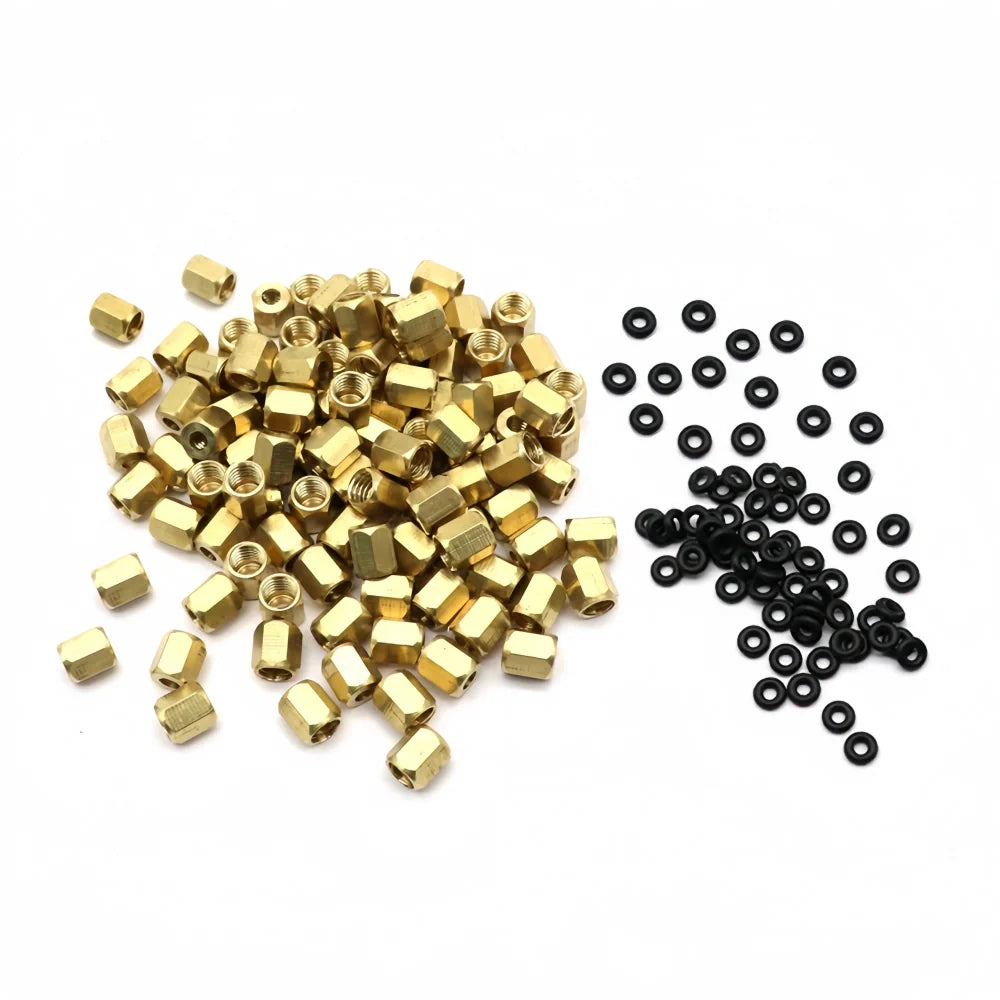 Threaded Ink Connector - 4×3mm wide-format printer part