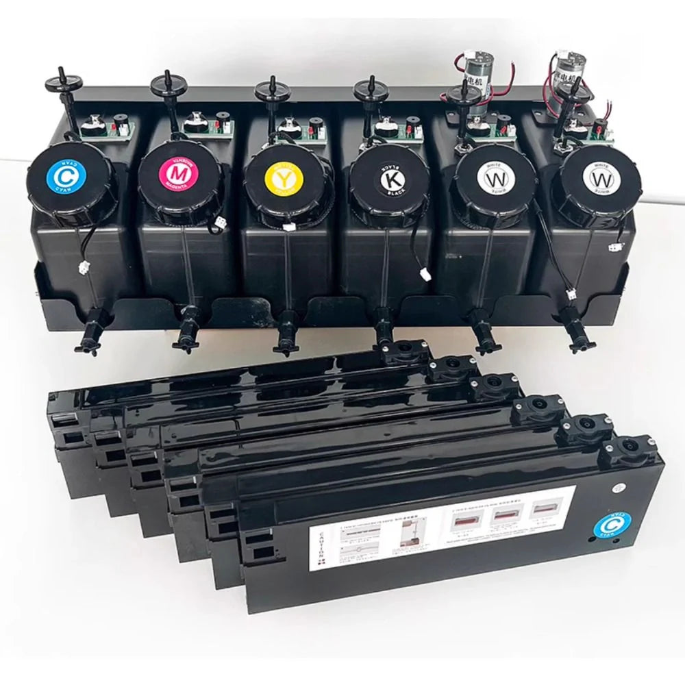 UV Flatbed 6-Color Continuous Ink Cartridge Inkjet Printer