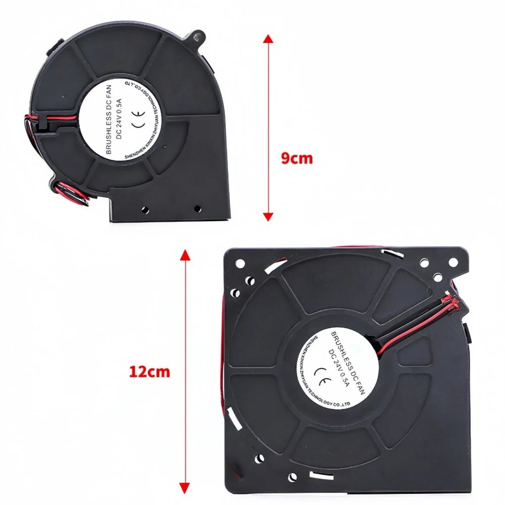 DC Vacuum Fan – 9 / 12CM 24V Fan