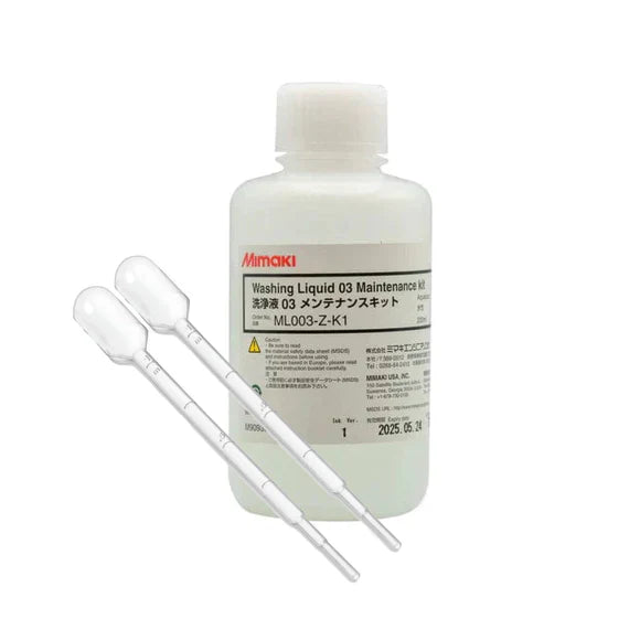 ML003-Z-K1 - Mimaki Washing liquid 03 Maintenance kit industrial printer printhead