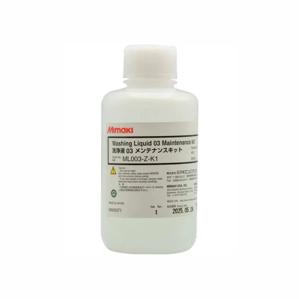 ML003-Z-K1 - Mimaki Washing liquid 03 Maintenance kit industrial printer printhead